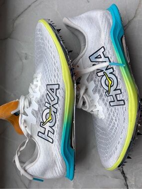 Men’s HOKA Cielo X 2 MD Track Spikes White Ceramic